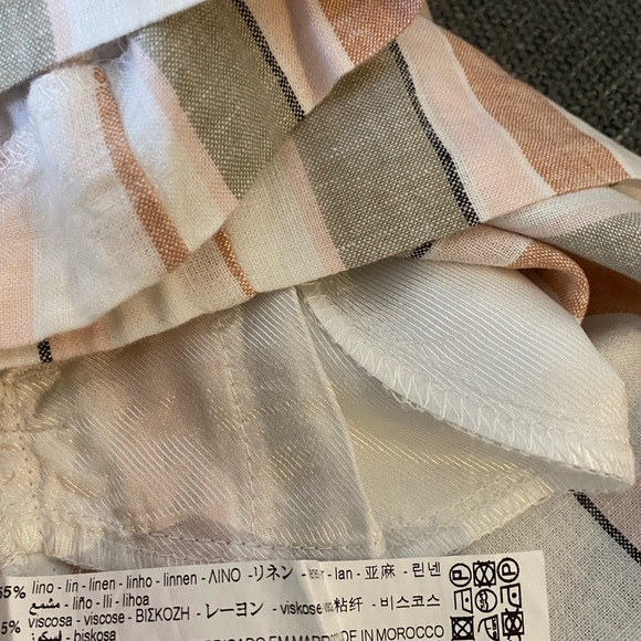 Beautiful high waisted linen shorts - Picture 6 of 9